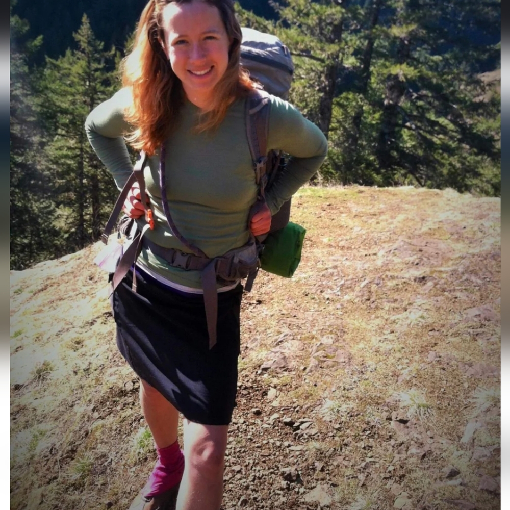 Purple Rain Adventure Skirt Small Hiking Stretch Lightweight Pockets Gorpcore - Picture 2 of 12